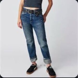 Free People Levi's 501 Anniversary Edition 150 Year Selvedge JeansSize W/29 L 30